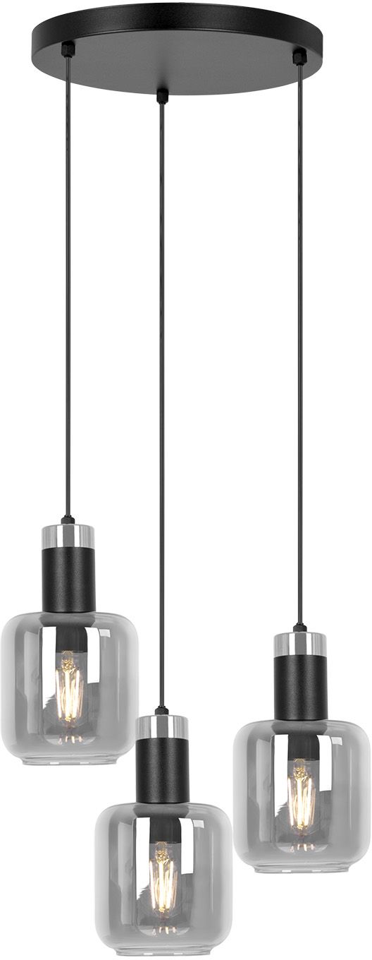 Kaja Denis Pendelleuchte 3x15 W schwarz-graphit K-5262