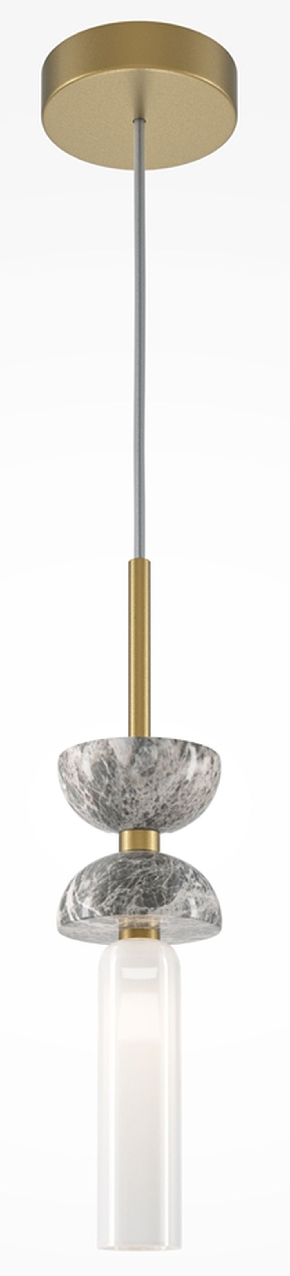 Maytoni Kyoto Pendelleuchte 1x28 W grau/aschfarben MOD178PL-01GR