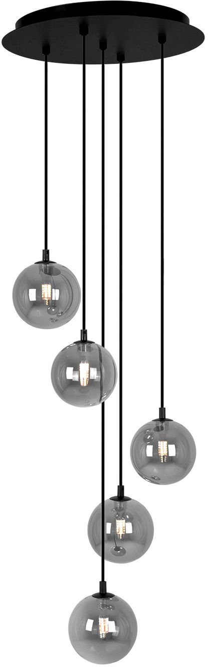 Kaja Dori Pendelleuchte 5x10 W schwarz-graphit K-5556