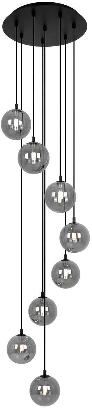 Kaja Dori Pendelleuchte x10 W schwarz-graphit K-5557