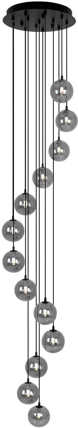 Kaja Dori Pendelleuchte x10 W schwarz-graphit KP-30