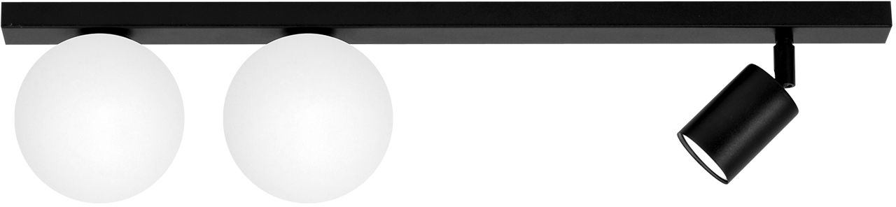 Kaja Swing Deckenlampe 3x10 W weiß-schwarz K-5490