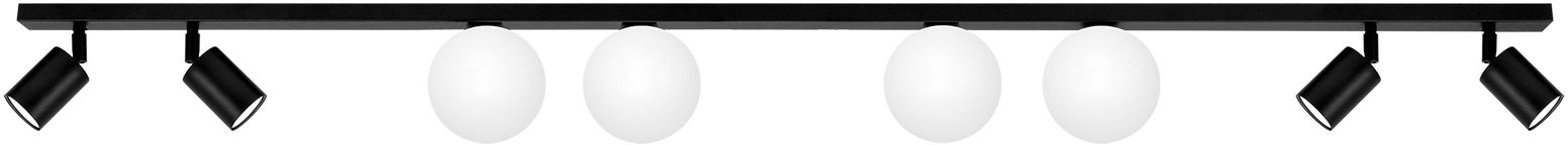 Kaja Swing Deckenlampe x10 W weiß-schwarz K-5493