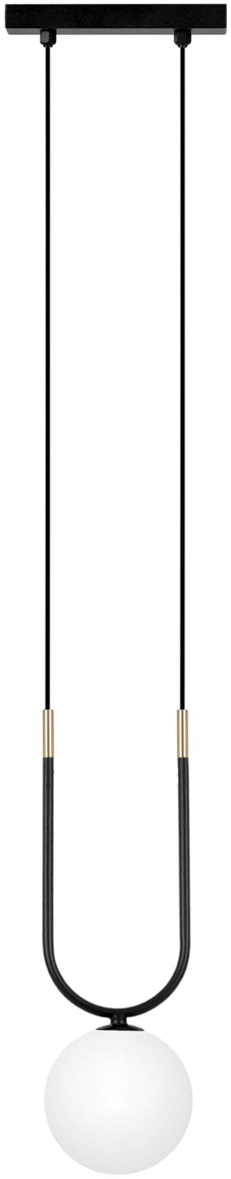 Kaja Enzo Pendelleuchte 1x10 W weiß-schwarz-gold K-5590