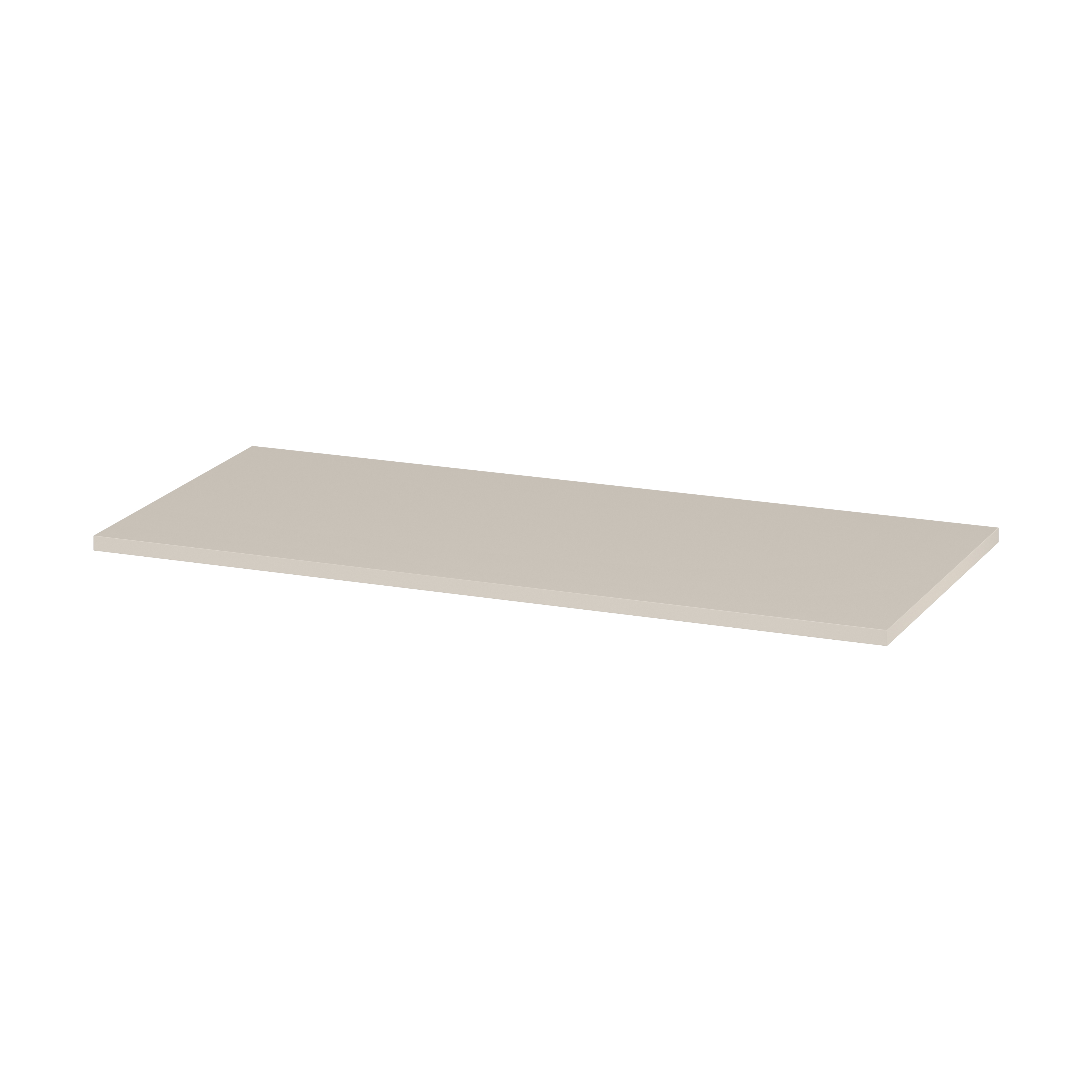 Cersanit Tirso Arbeitsplatte 100x45 cm cappucino-beige S1015-022