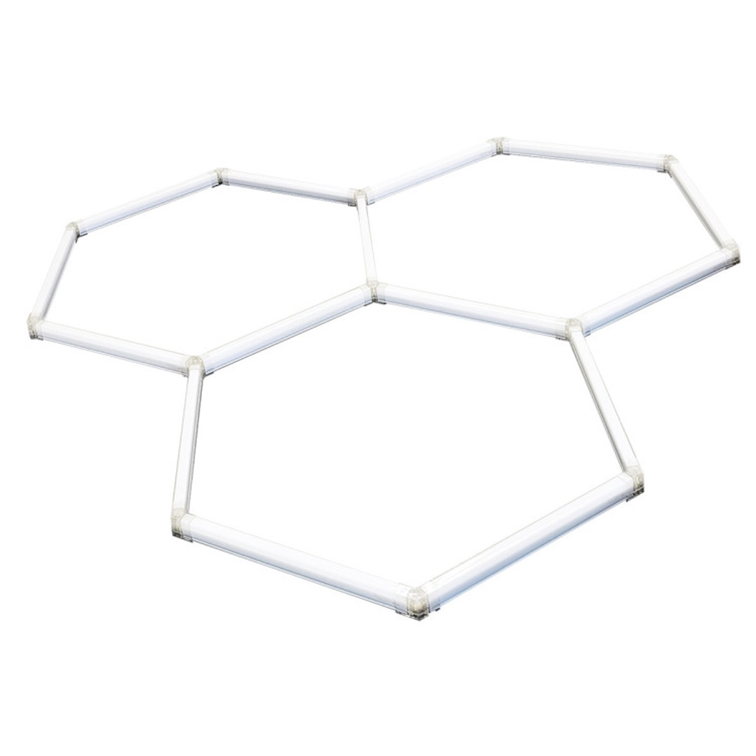 Light Prestige Geometric New LED-Deckenleuchte x4 W weiß LP-0209/3C 4K