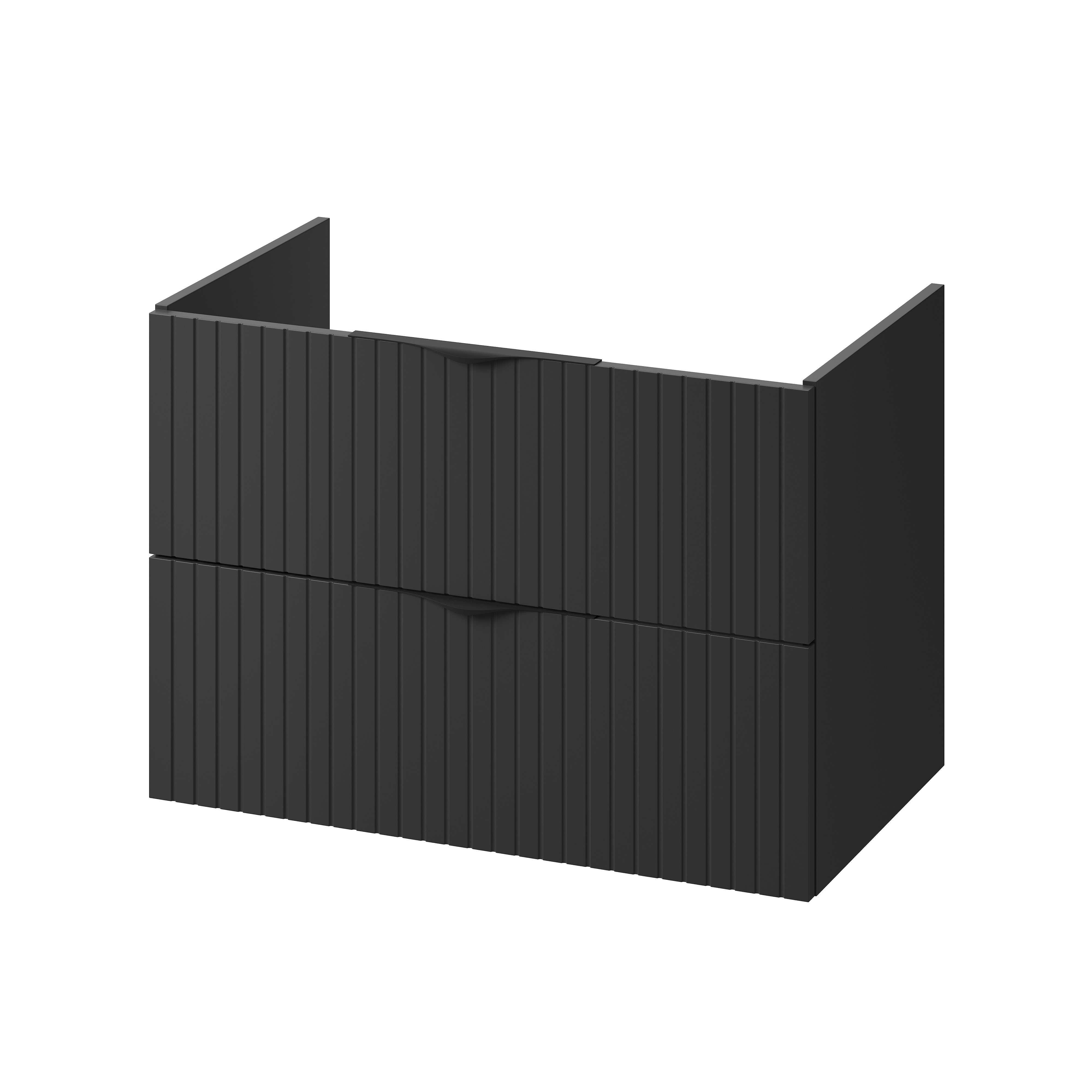 Cersanit Tirso Kabinett 79.4x44.7x57.2 cm Unterschrank hängend schwarz S1017-011