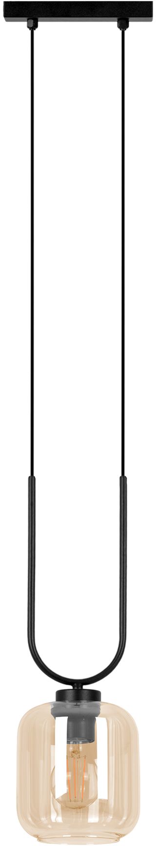 Kaja Coni Pendelleuchte 1x15 W schwarz-bernstein K-5580