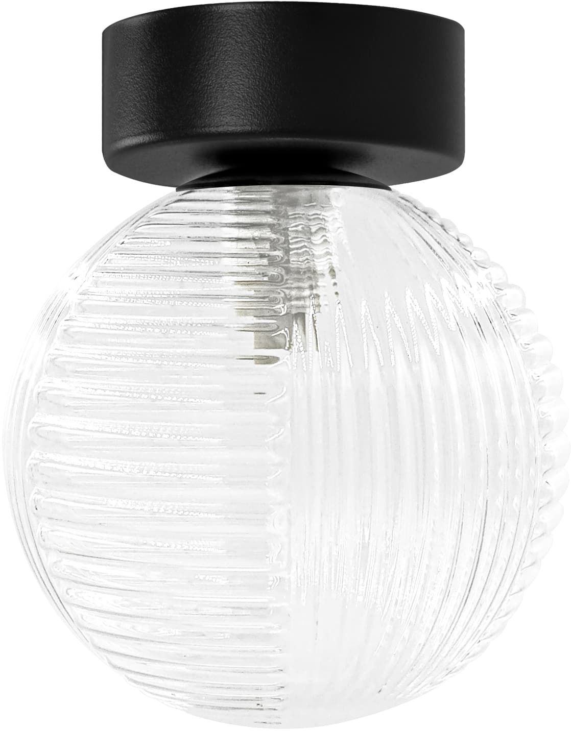 Kaja Aura Deckenlampe 1x10 W schwarz-transparent K-5681