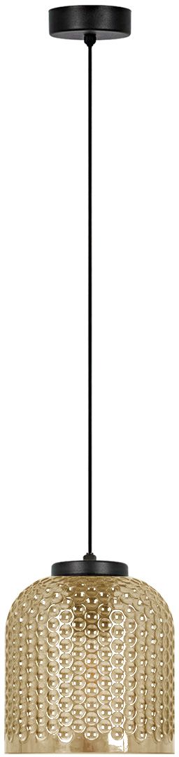 Kaja Capri Pendelleuchte 1x15 W schwarz-bernstein K-5620