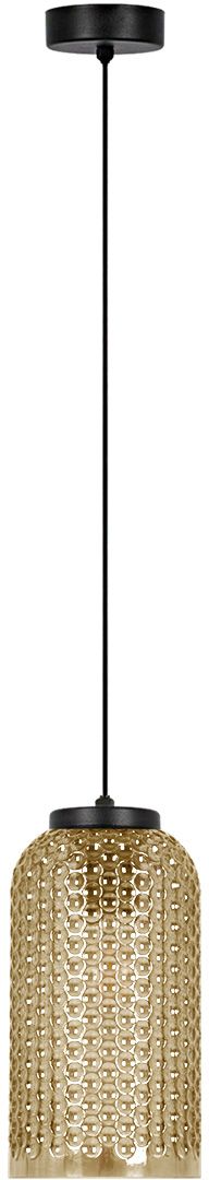 Kaja Capri Pendelleuchte 1x15 W schwarz-bernstein K-5621