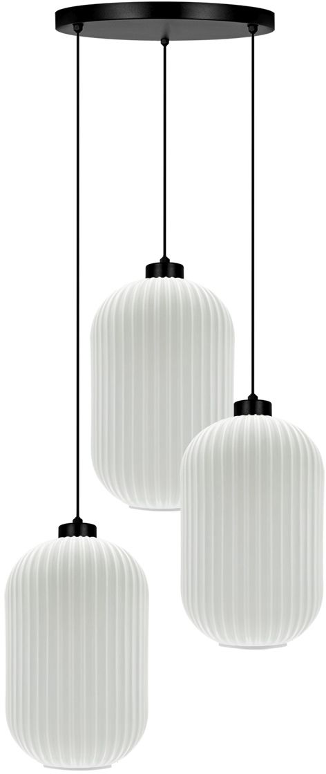 Kaja Vilar Pendelleuchte 3x15 W weiß-schwarz K-5736