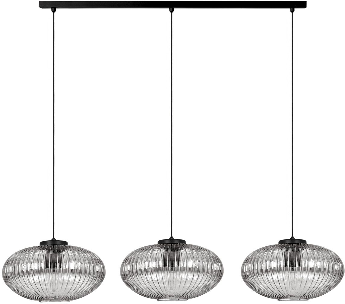 Kaja Arco Pendelleuchte 3x15 W schwarz-graphit K-5678