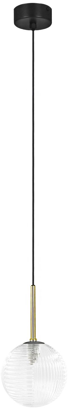 Kaja Aura Pendelleuchte 1x10 W schwarz-transparent K-5680