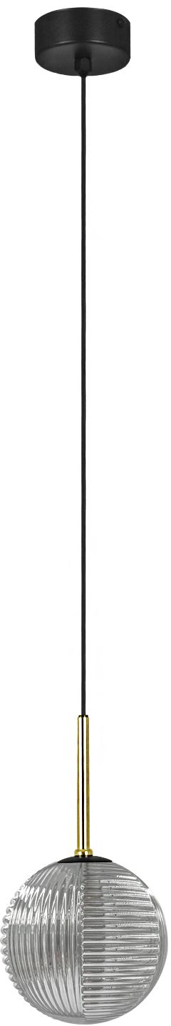 Kaja Fado Pendelleuchte 1x10 W schwarz-gold-graphit K-5690