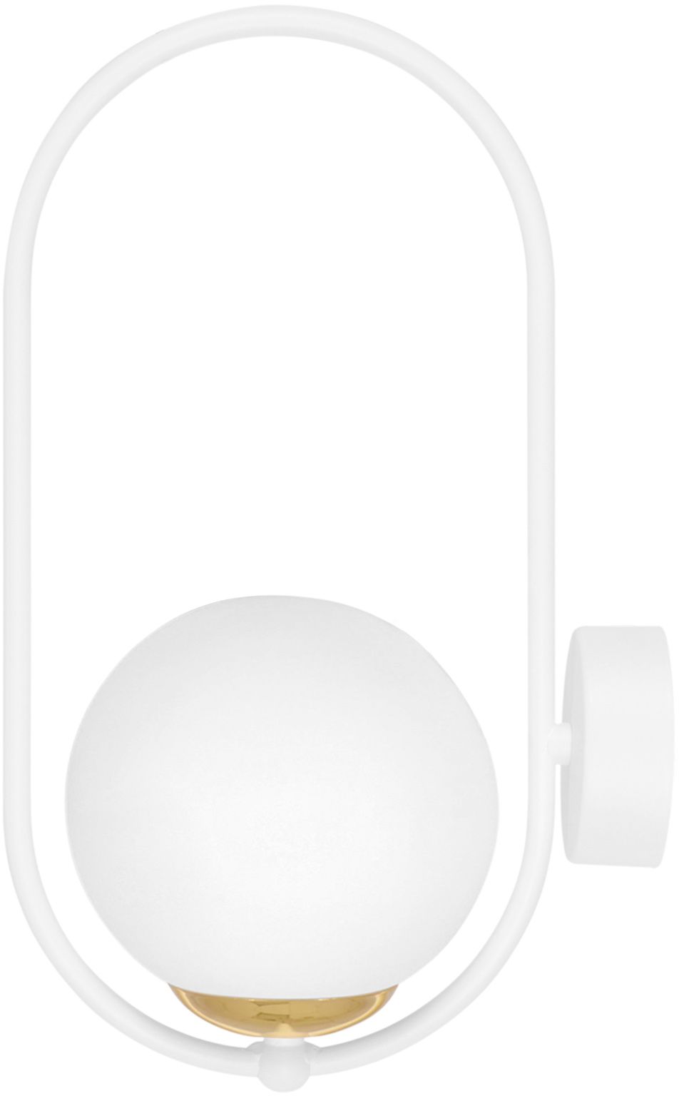 Kaja Malta Leuchter 1x10 W weiß-gold K-5472