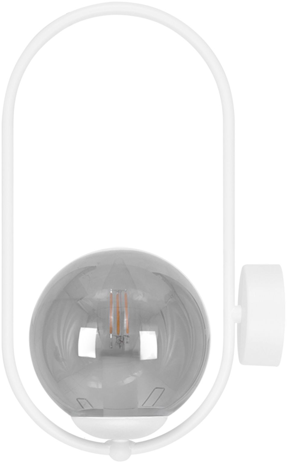 Kaja Arlena Leuchter 1x10 W weiß-graphit K-5474