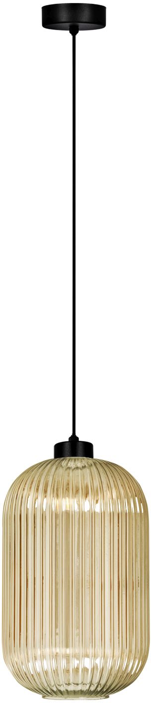 Kaja Fadiga Pendelleuchte 1x15 W schwarz-bernstein K-5741