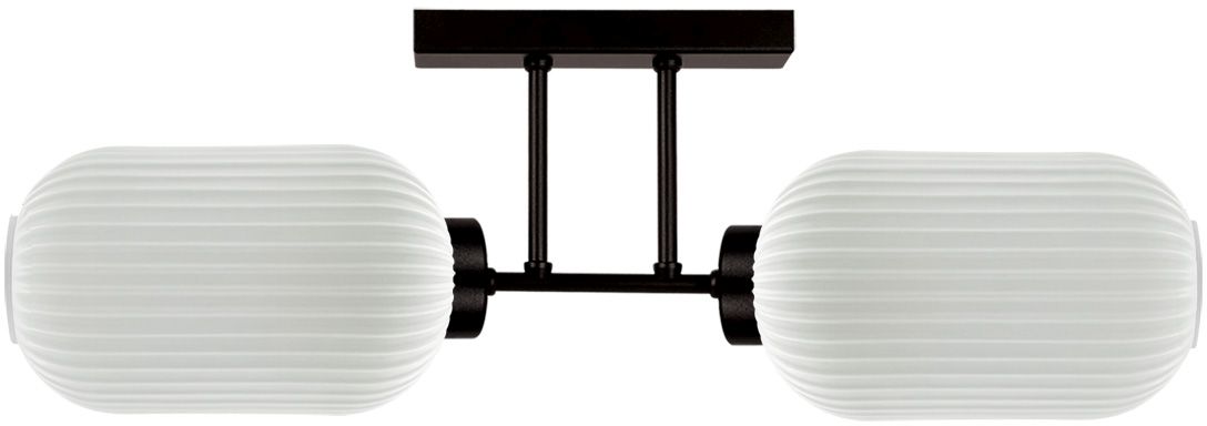 Kaja Vilar Deckenlampe 2x15 W weiß-schwarz K-5733