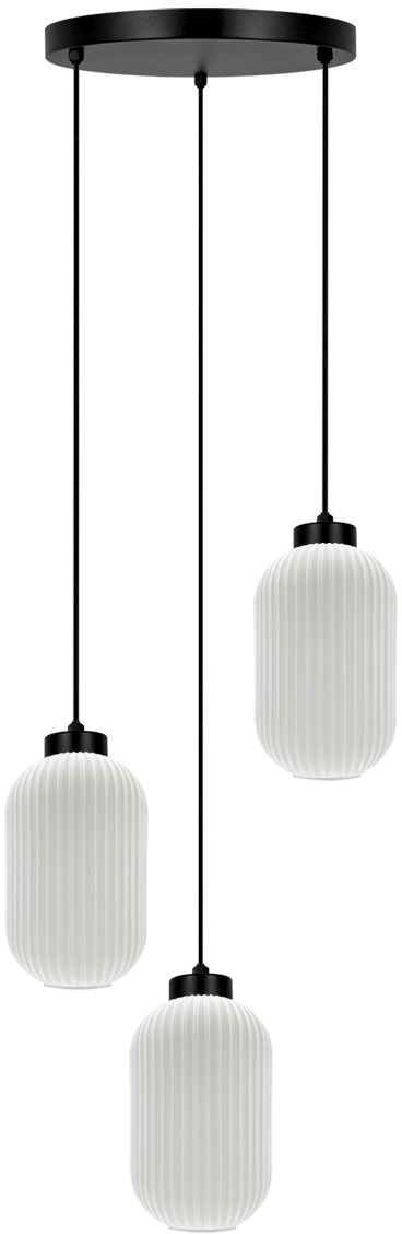 Kaja Vilar Pendelleuchte 3x15 W weiß-schwarz K-5735