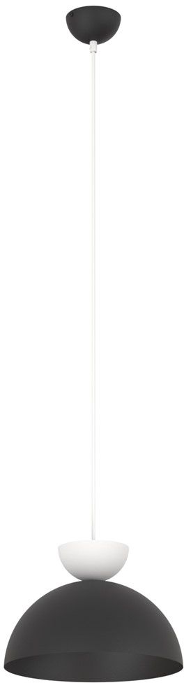 Emibig Lunaro Pendelleuchte 1x12 W weiß-schwarz 1472/1L