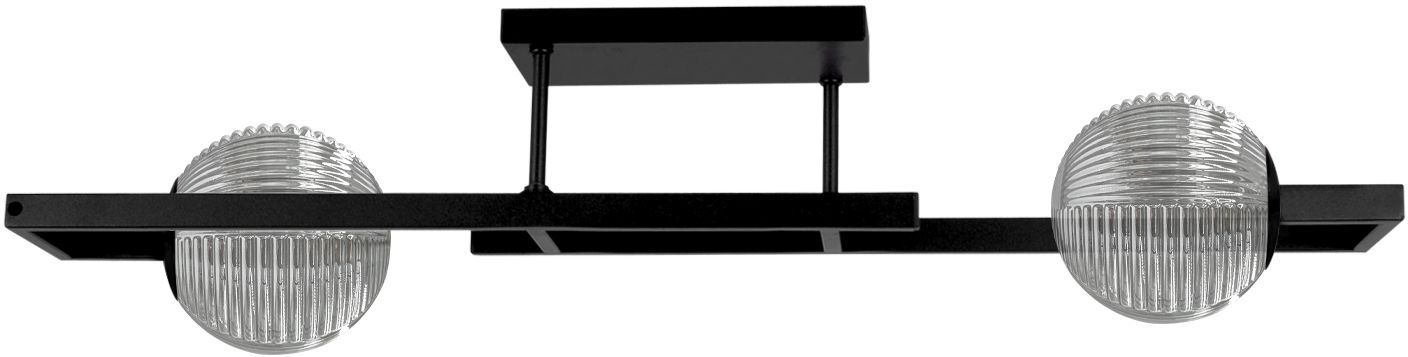 Kaja Tores Deckenlampe 2x10 W schwarz-graphit K-5770