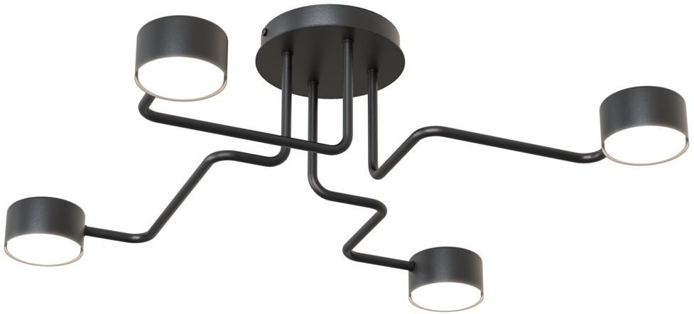 Emibig Kurage Deckenlampe 4x12 W schwarz 1442/4