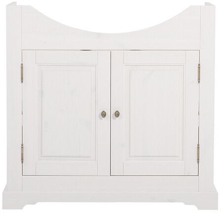 Comad Romantic Kabinett 85x32x81 cm Unterschrank stehend weiß ROMANTIC 861-U85