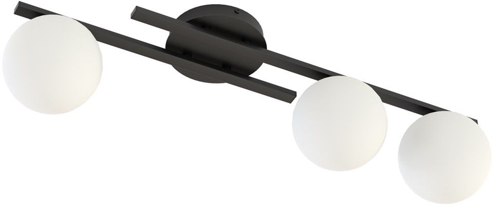 Emibig Kairo Deckenlampe 3x10 W opal 1446/3