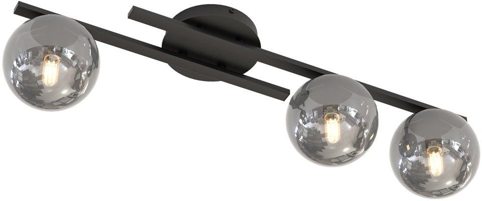 Emibig Kairo Deckenlampe 3x10 W graphit 1447/3