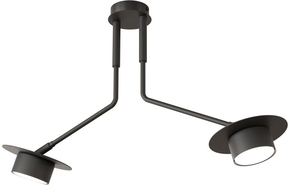 Emibig Mizu Deckenlampe 2x12 W schwarz 1448/2