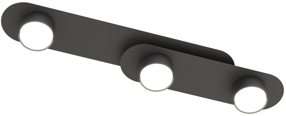 Emibig Stilo Deckenlampe 3x12 W schwarz 1449/3