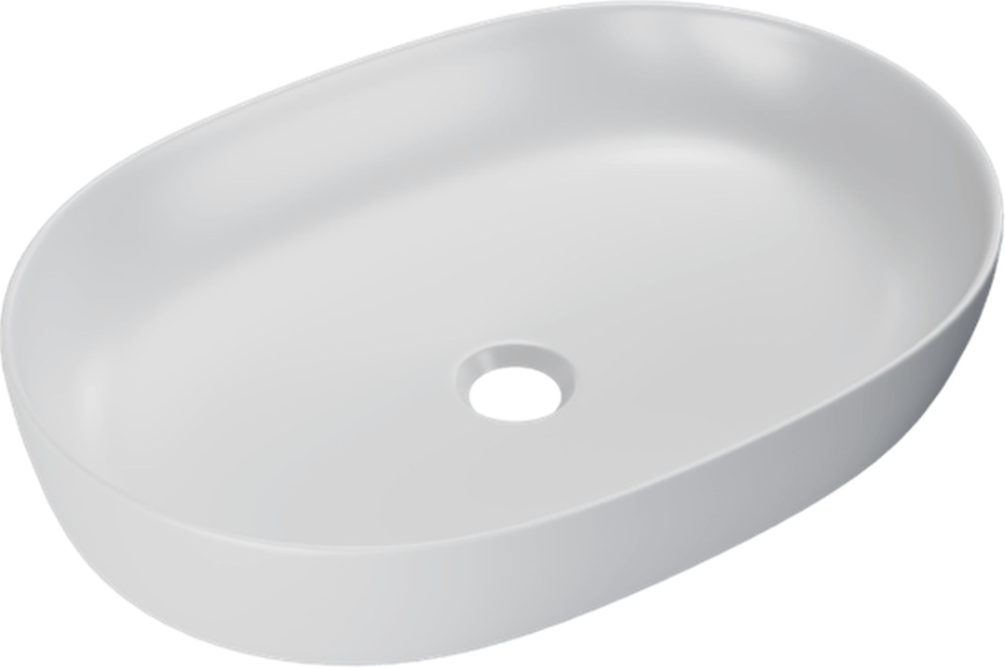 Excellent Jima Waschbecken 61.5x41.5 cm oval Aufsatzwaschbecken weiß CEAC.2001.615.WHM