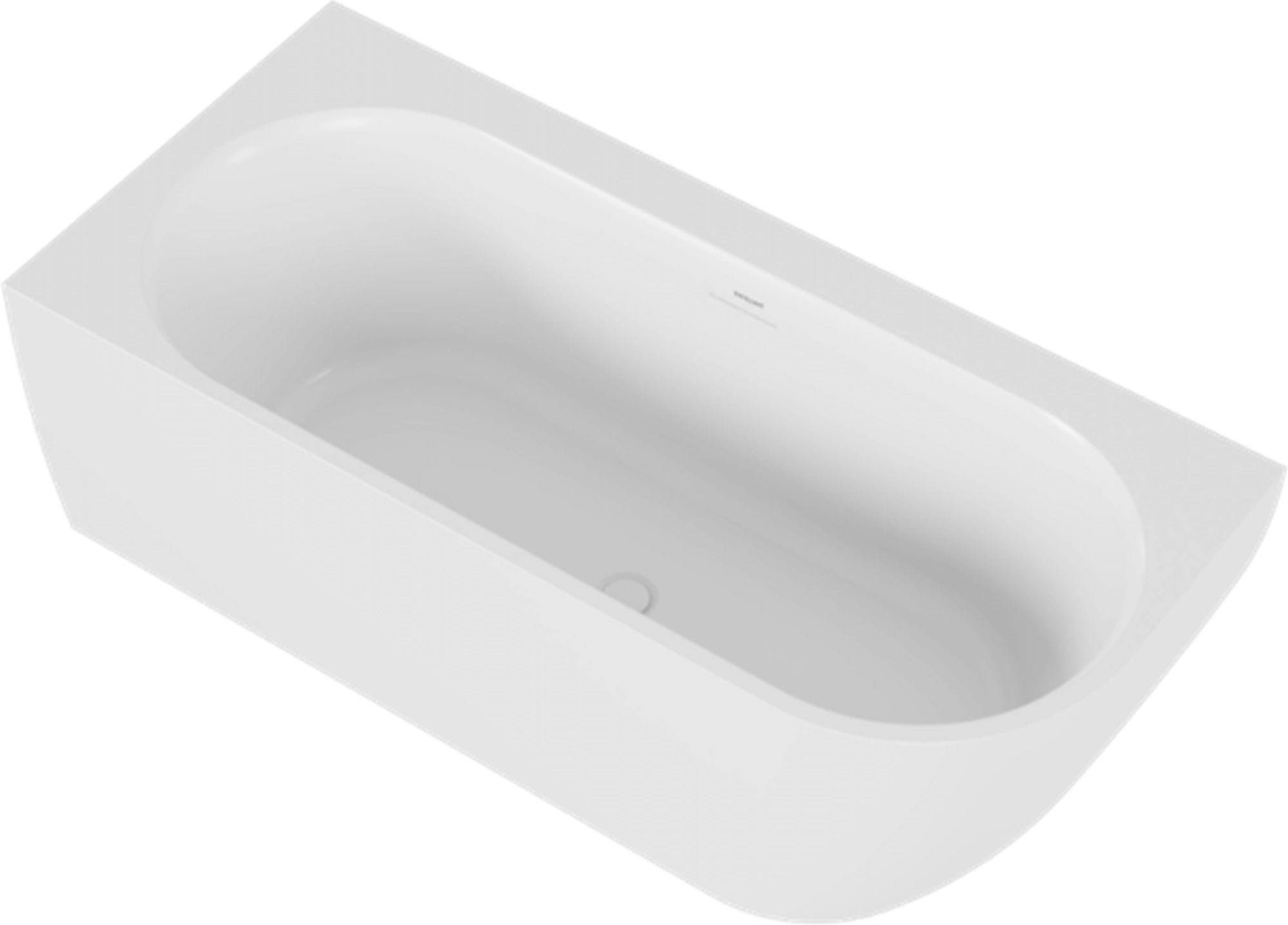 Excellent Oceana 2.0 Eckbadewanne 165x75 cm oval weiß WAEX.OCE2.165NL.WH