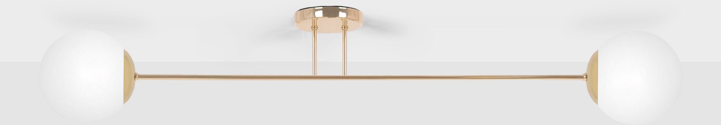 Kaja Lumia Deckenlampe 2x15 W weiß-gold K-5405