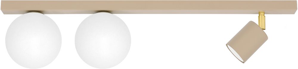 Kaja Aspa Deckenlampe 3x10 W weiß-gold-beige K-5830