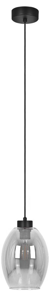 Kaja Balbo Pendelleuchte 1x15 W schwarz-verraucht K-5720