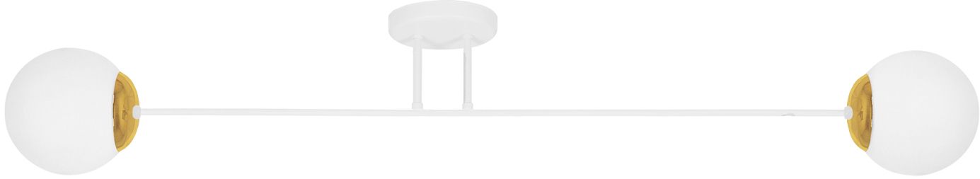 Kaja Elmo Deckenlampe 2x10 W weiß-gold K-5315