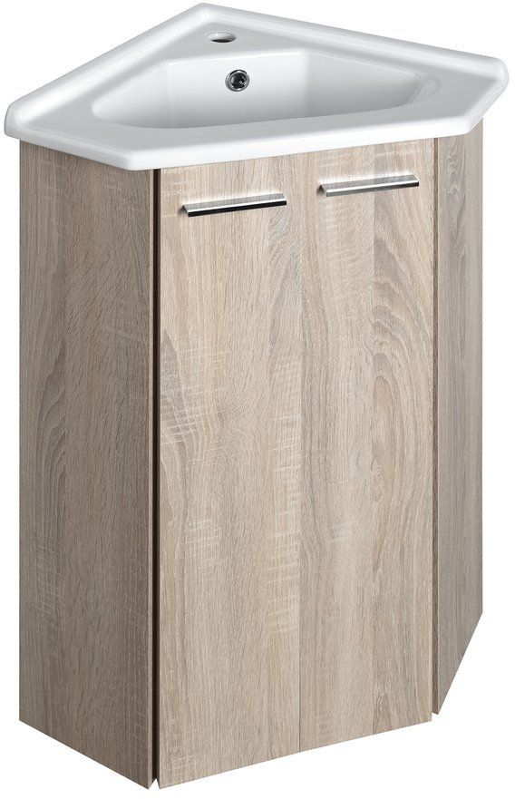 Aqualine Zoja Kabinett 39x39x74 cm Unterschrank hängend eiche 50344