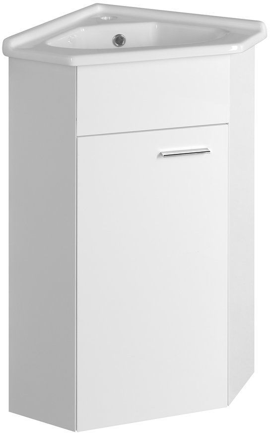 Aqualine Zoja Kabinett 40.5x40.5x74 cm Unterschrank hängend weiß 50345