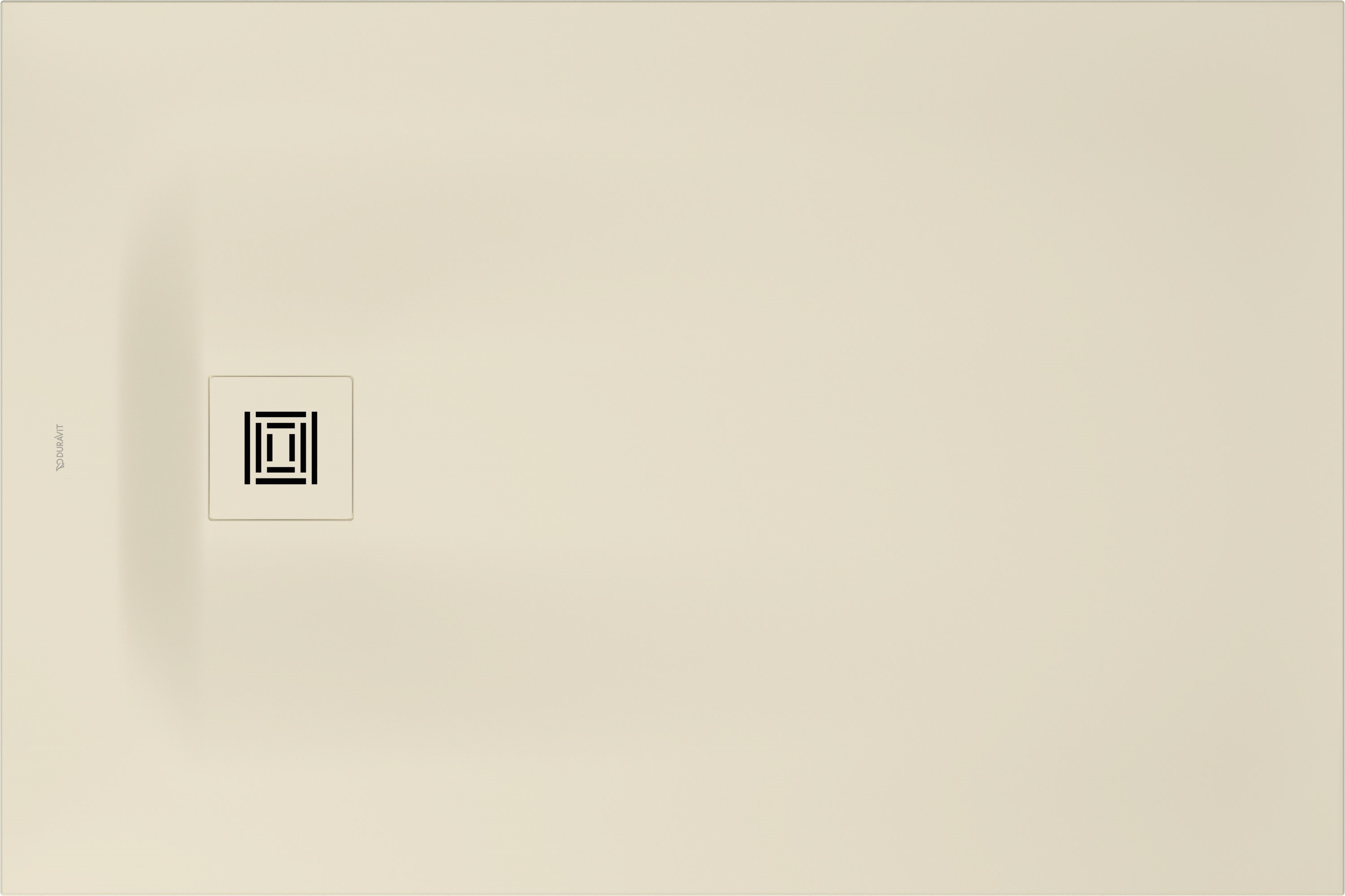 Duravit Sustano Rechteckige Duschwanne 120x80 cm beige 720276620000000