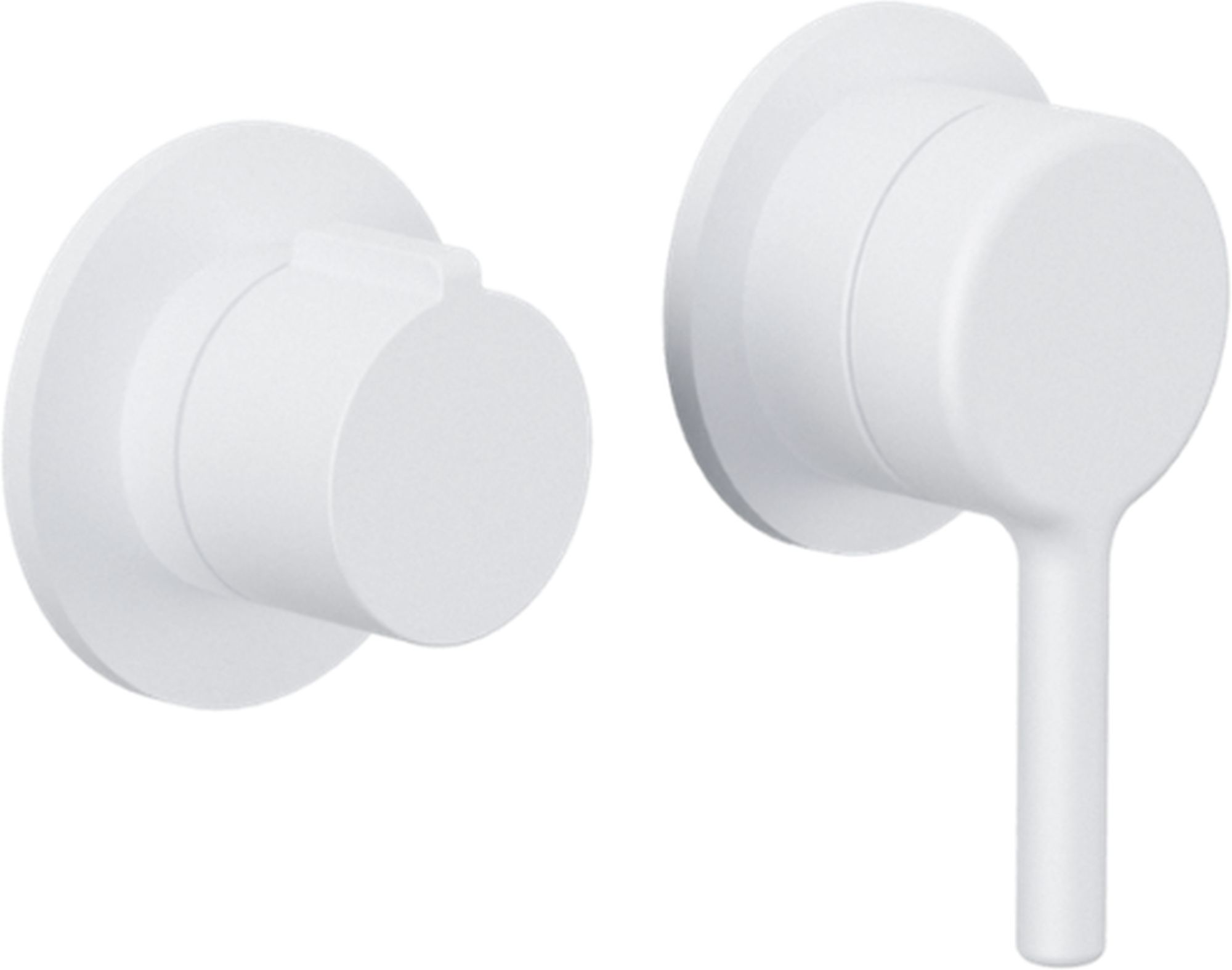 Excellent Pi badewannen- und duscharmatur Unterputz weiß AREX.1240WH