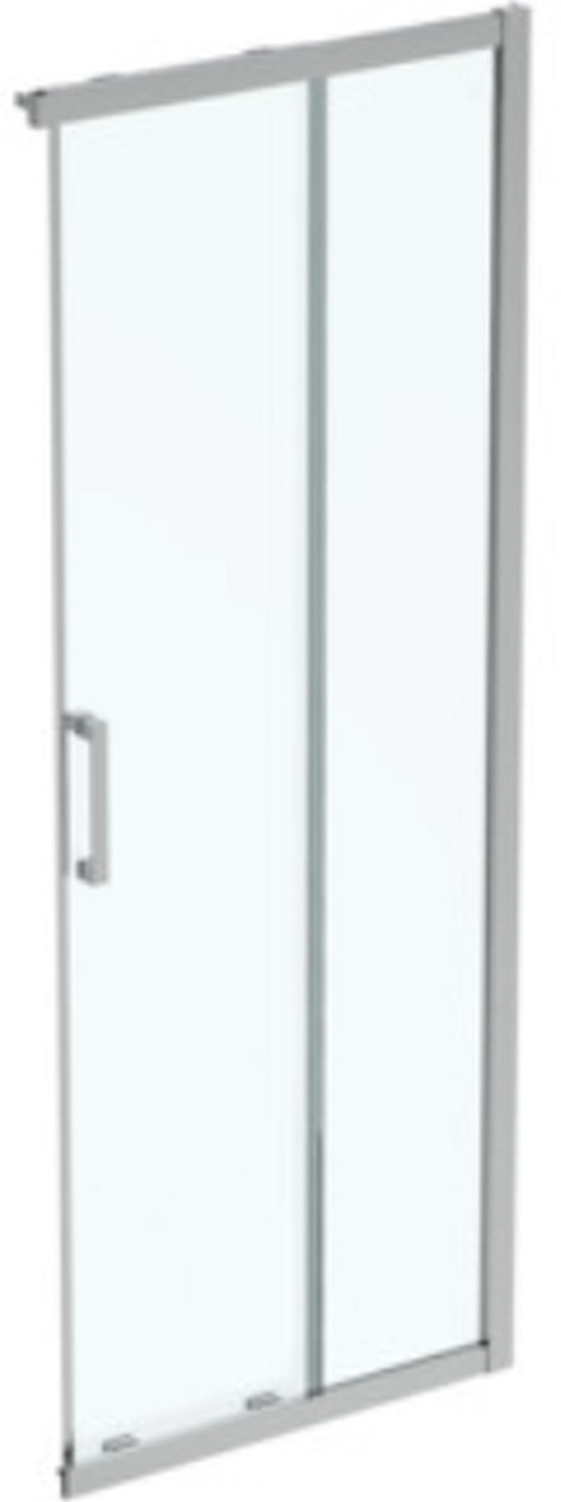 Ideal Standard Connect 2 Duschtüren 77 cm Schiebe- silber gebürstet/durchsichtiges Glas K9259EO