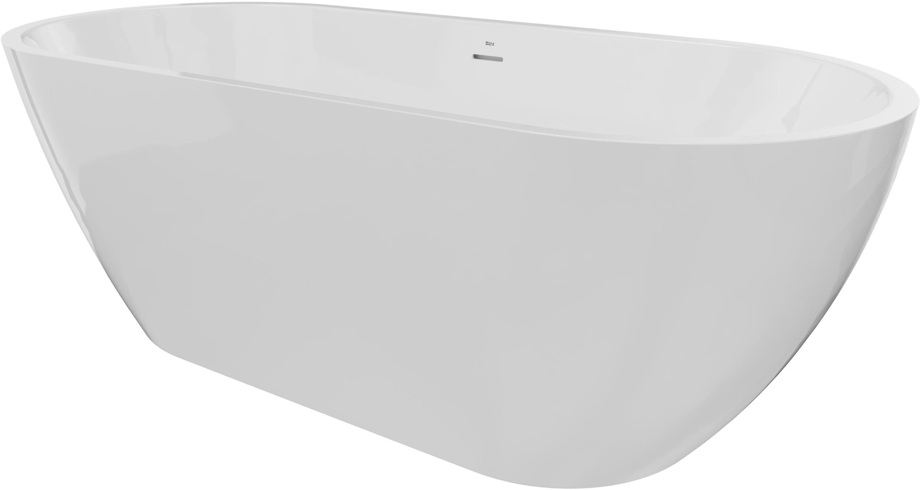 Roca Noya Freistehende Badewanne 165x75 cm oval weiß A248687000