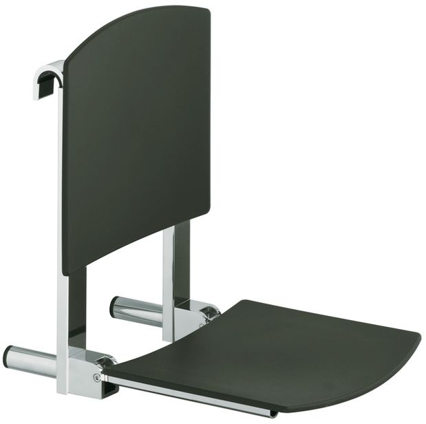 Keuco Plan Care Duschsitz chrom-schwarz 34981010038