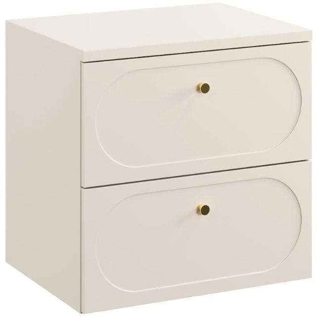 Set Kabinett Comad Donna Sand DONNA SAND 82-60-46-2S, Naphtha-Arbeitsplatte Comad Donna Sand SAND 89-60-46 M