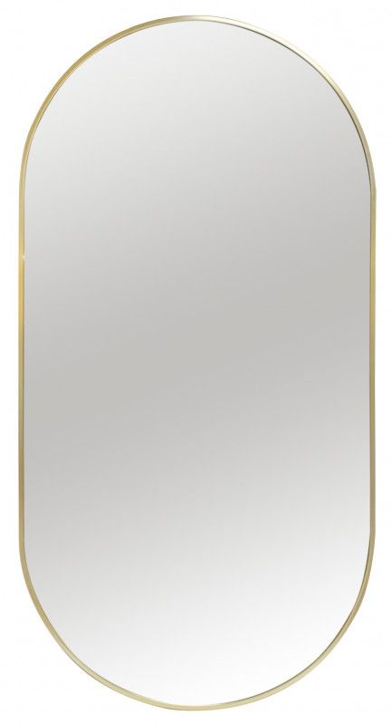 Ars Longa Scandi Spiegel 60x120 cm oval gold SCANDI60120-ZS