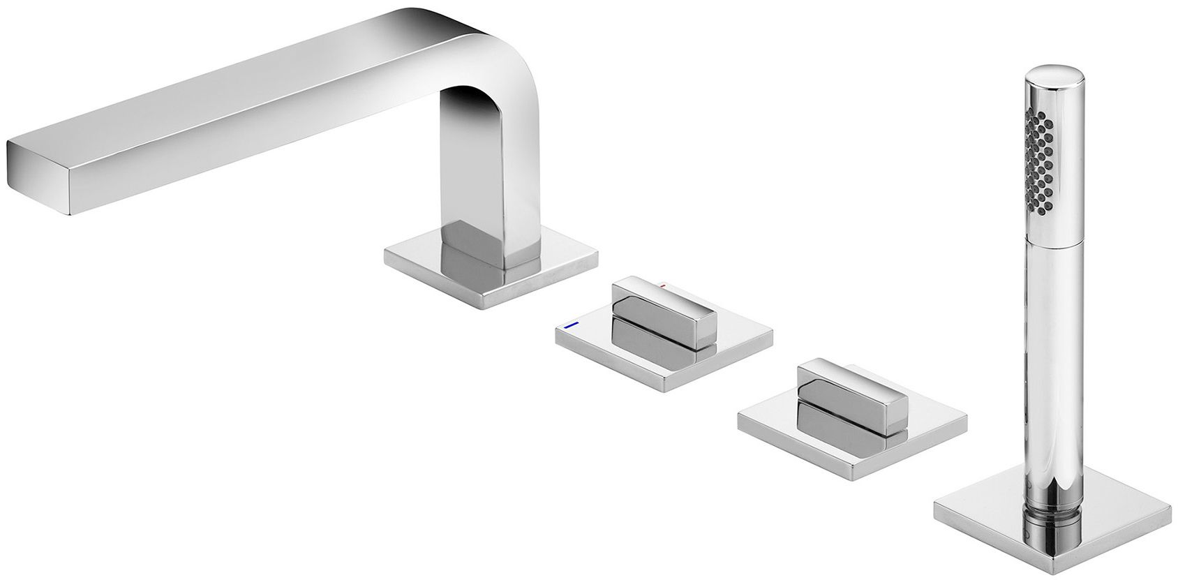 Keuco Edition 11 Badewannen- und Duscharmatur awannenmontiert chrom-schwarz 51130130200