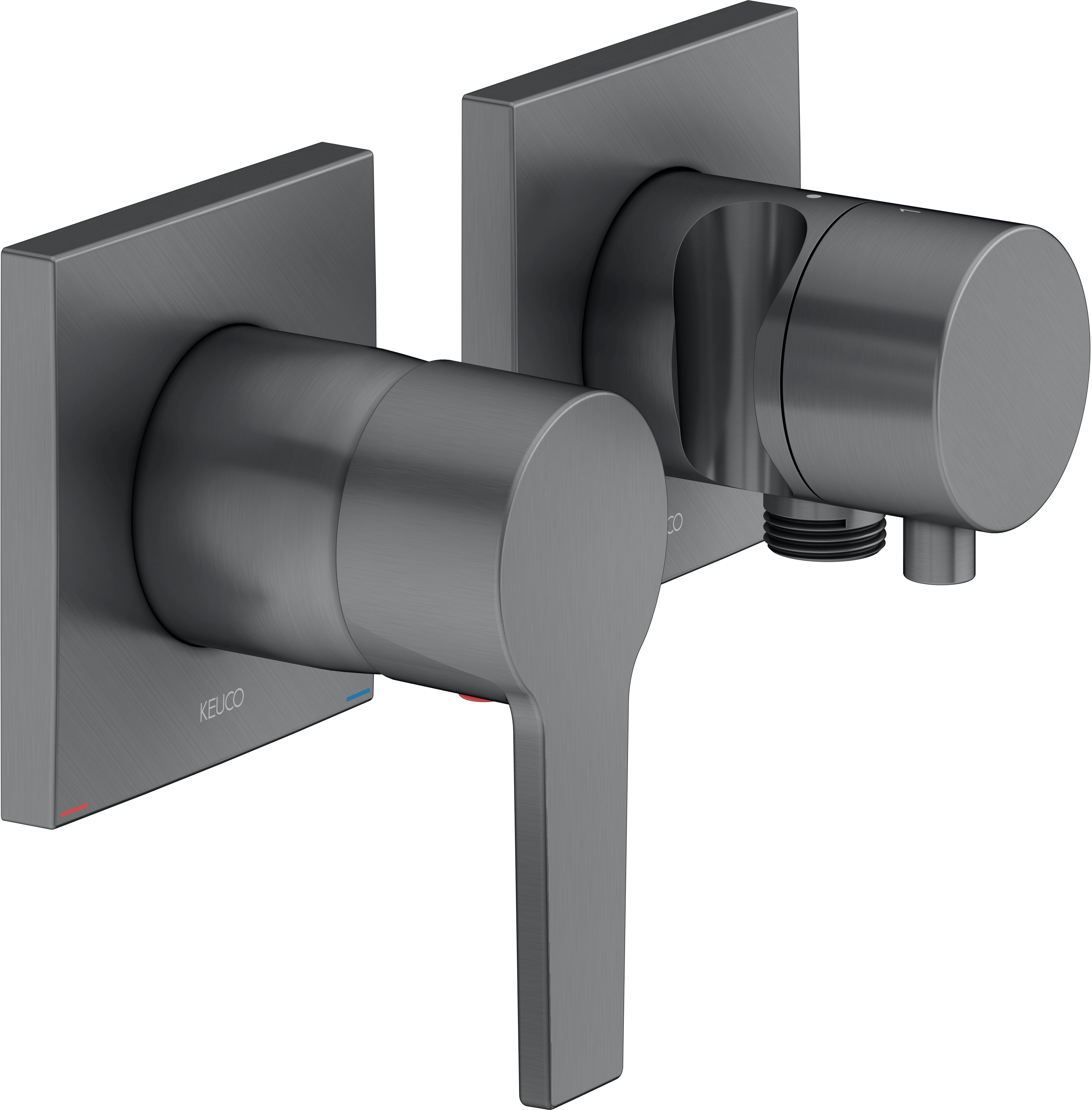 Keuco Edition 11 Duschbatterie Unterputz chrom-schwarz 51151131222