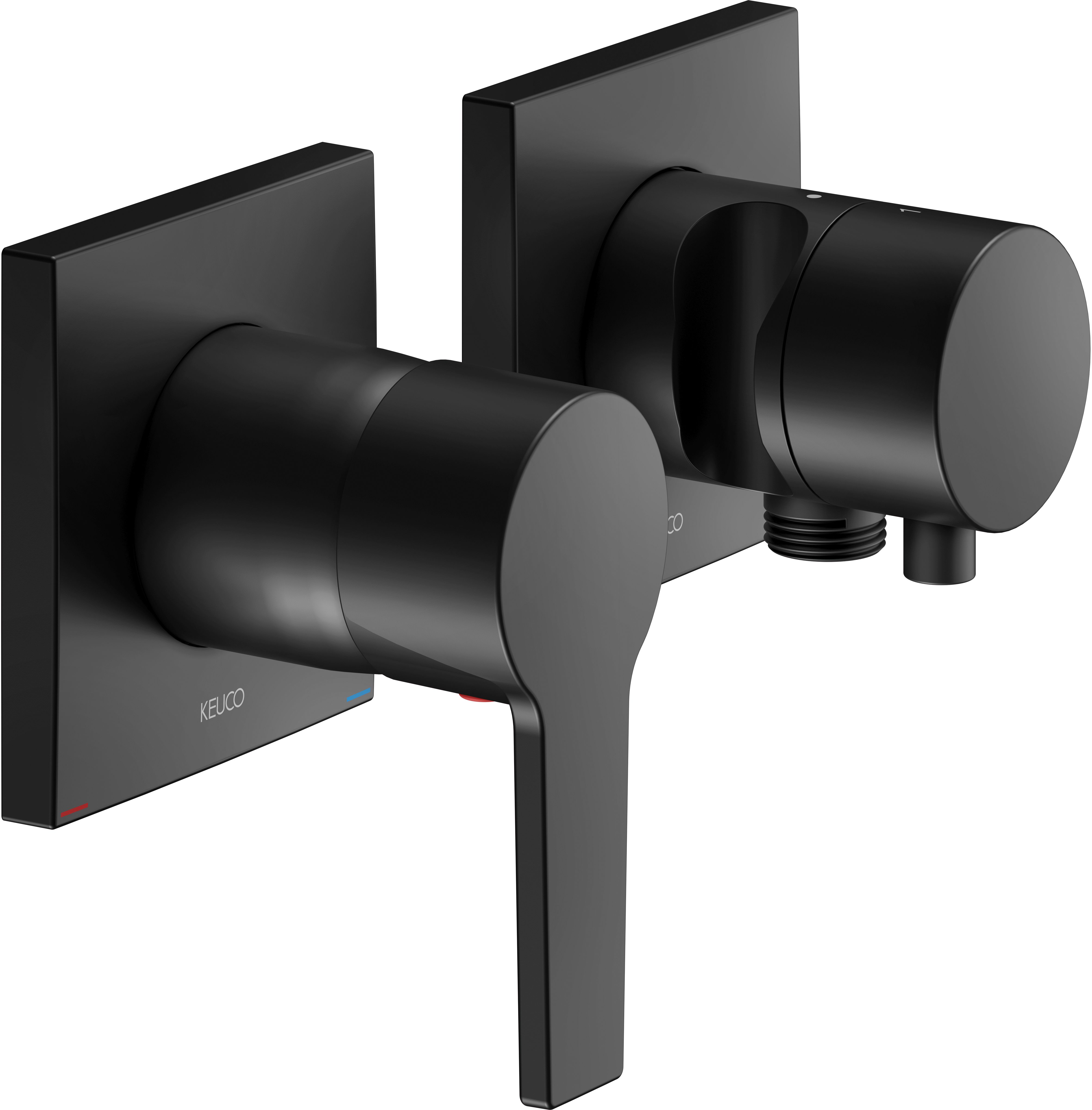 Keuco Edition 11 Duschbatterie Unterputz schwarz 51151371222